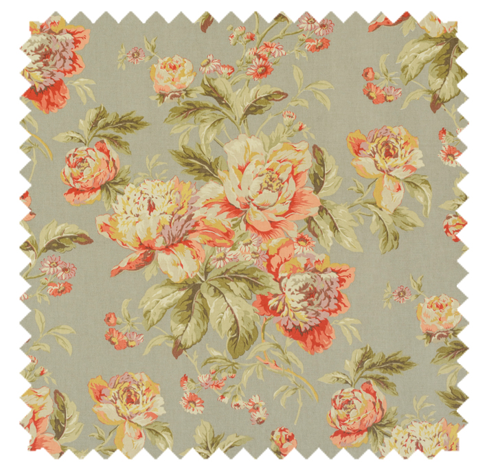 Fleuretta / Grandscale Floral Print - Slate