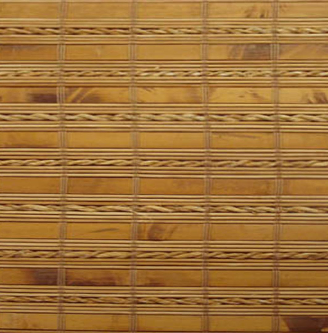 Cordless Bamboo/Woven Wood Shades - Sarasota-Camel
